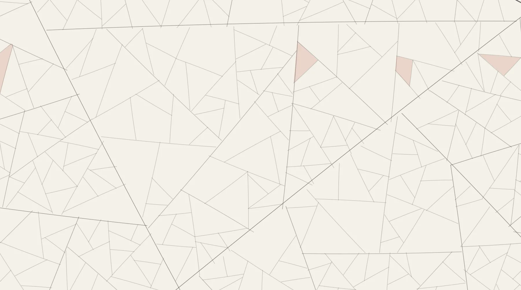 Generated ink illustration: a holding subdividing into field parcels, drawn in fine line on cream, with a run of adjacent parcels filled in red where consent has been given. A placeholder standing in for commissioned artwork.